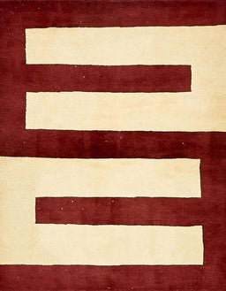Abstract Sun Yellow Modern Rug, abs5598