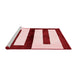 Modern Red Washable Rugs