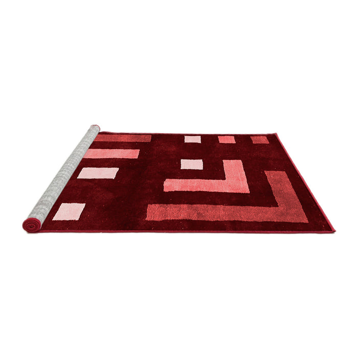 Modern Red Washable Rugs
