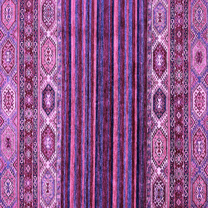 Square Machine Washable Abstract Purple Modern Area Rugs, wshabs559pur