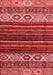 Abstract Red Modern Area Rugs