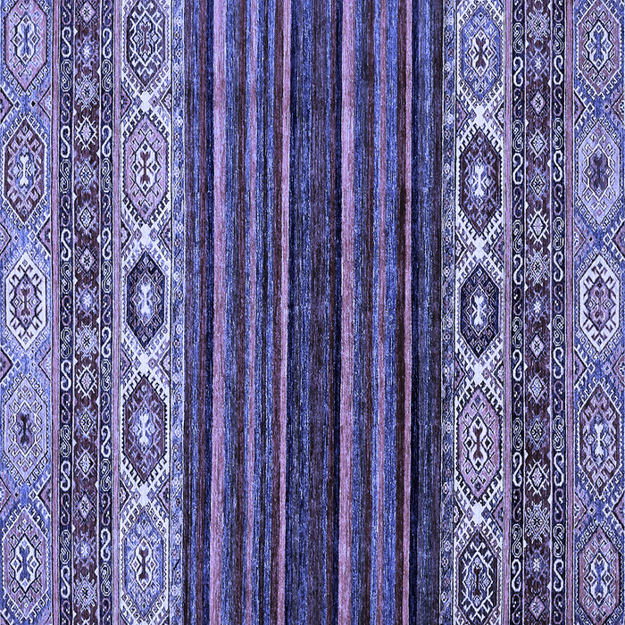Square Abstract Blue Modern Rug, abs559blu