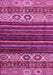 Machine Washable Abstract Pink Modern Rug, wshabs559pnk