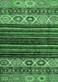 Abstract Emerald Green Modern Rug, abs559emgrn