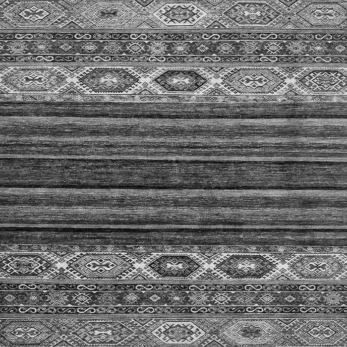 Square Machine Washable Abstract Gray Modern Rug, wshabs559gry