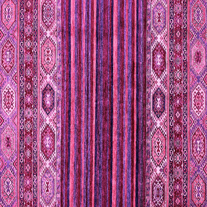 Square Abstract Pink Modern Rug, abs559pnk