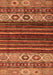 Abstract Orange Modern Rug, abs559org