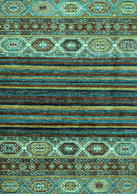 Abstract Turquoise Modern Rug, abs559turq