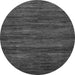 Round Machine Washable Abstract Gray Modern Rug, wshabs55gry