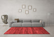 Modern Red Washable Rugs