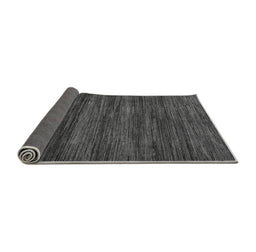 Sideview of Abstract Gray Modern Rug, abs55gry
