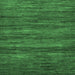 Square Abstract Emerald Green Modern Rug, abs55emgrn