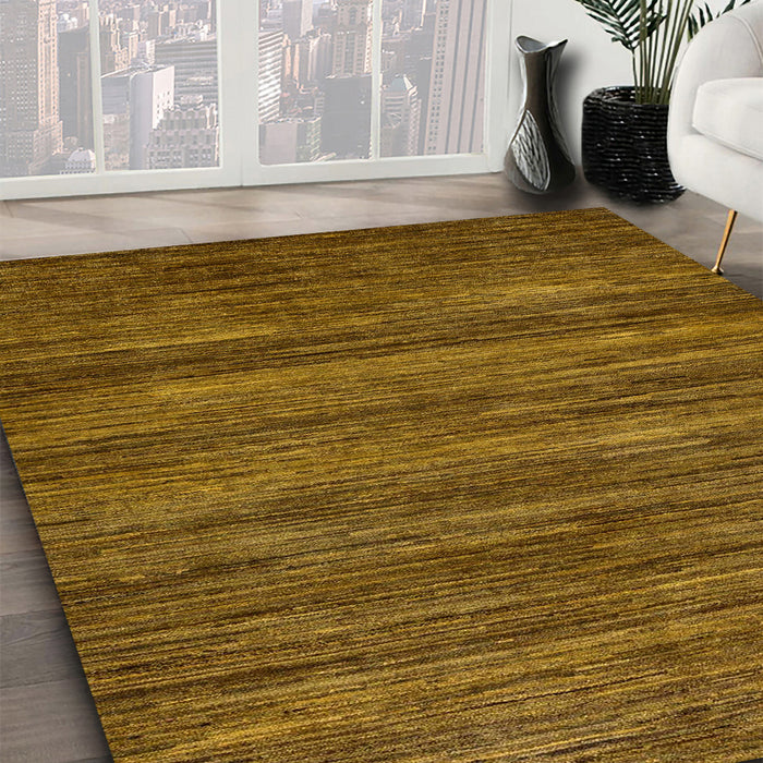 Machine Washable Abstract Sedona Brown Rug in a Family Room, wshabs55