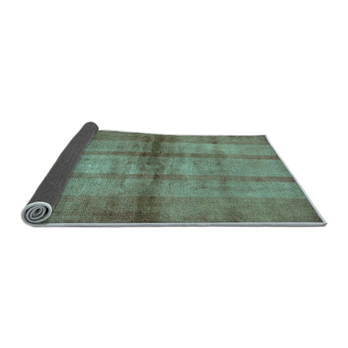 Sideview of Abstract Light Blue Modern Rug, abs5600lblu