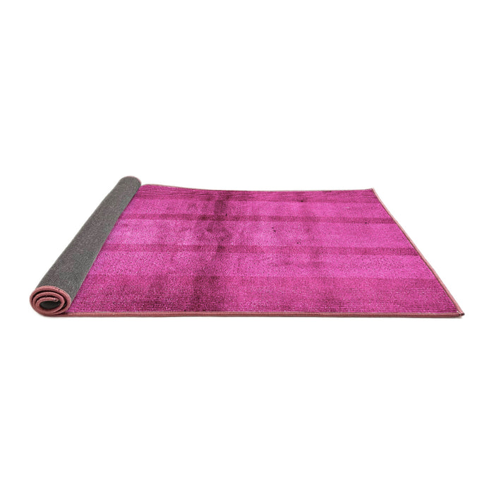 Sideview of Abstract Pink Modern Rug, abs5600pnk