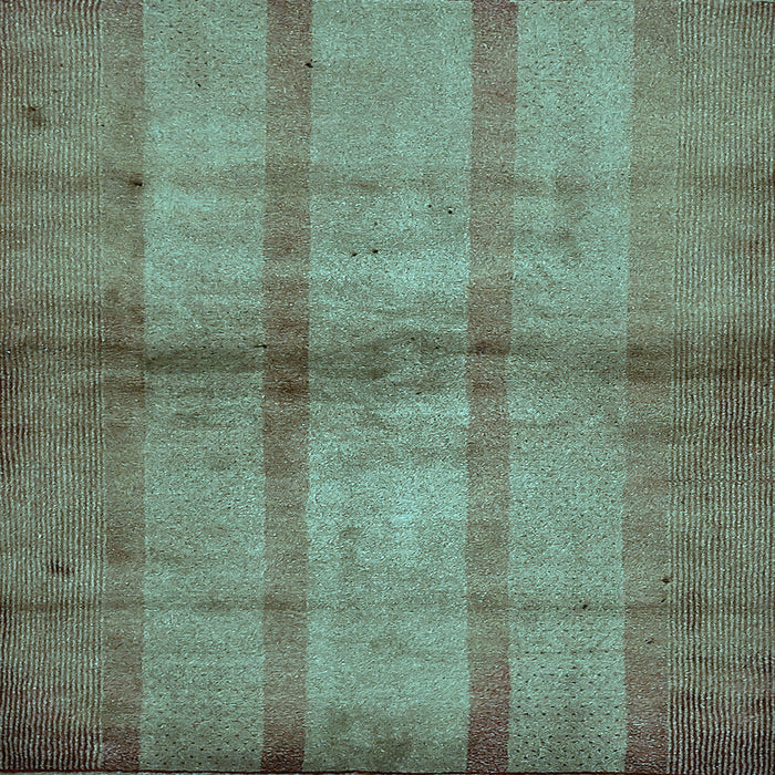 Square Machine Washable Abstract Light Blue Modern Rug, wshabs5600lblu