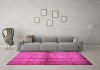 Machine Washable Abstract Pink Modern Rug, wshabs5600pnk