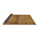 Sideview of Abstract Brown Modern Rug, abs5600brn