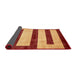 Sideview of Abstract Red Modern Rug, abs5601