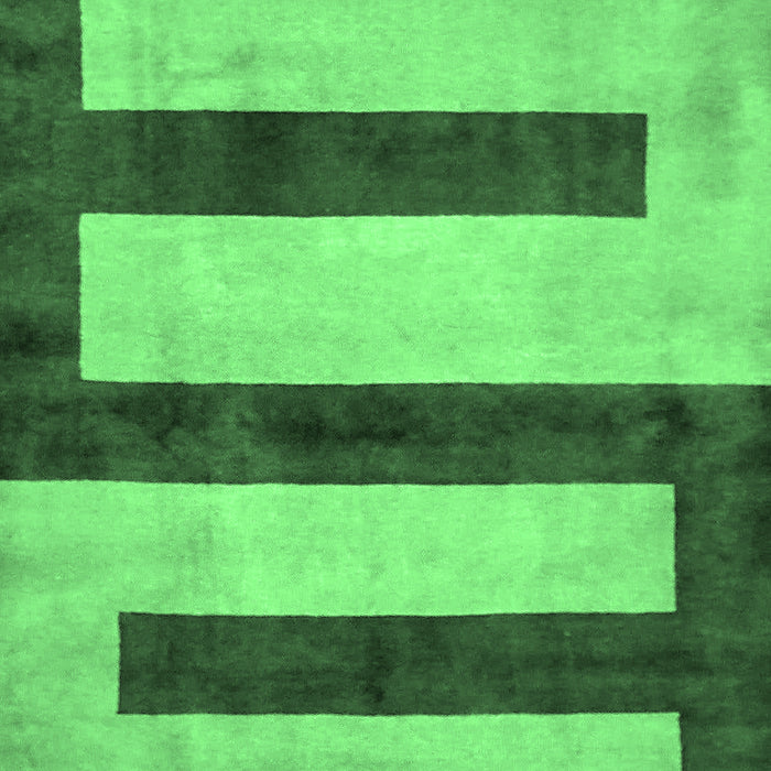 Machine Washable Abstract Emerald Green Modern Area Rugs, wshabs5601emgrn