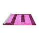 Sideview of Machine Washable Abstract Purple Modern Area Rugs, wshabs5601pur