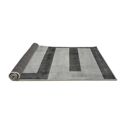 Sideview of Abstract Gray Modern Rug, abs5601gry