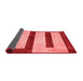 Abstract Red Modern Area Rugs