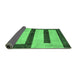 Sideview of Abstract Emerald Green Modern Rug, abs5601emgrn