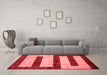 Modern Red Washable Rugs