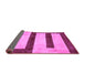 Sideview of Abstract Purple Modern Rug, abs5601pur