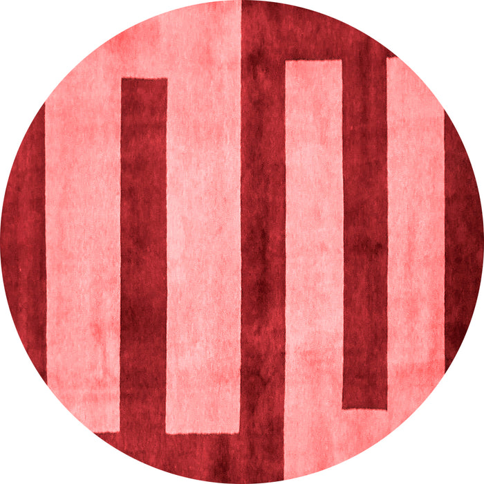 Machine Washable Abstract Red Modern Rug, wshabs5601red