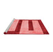 Modern Red Washable Rugs