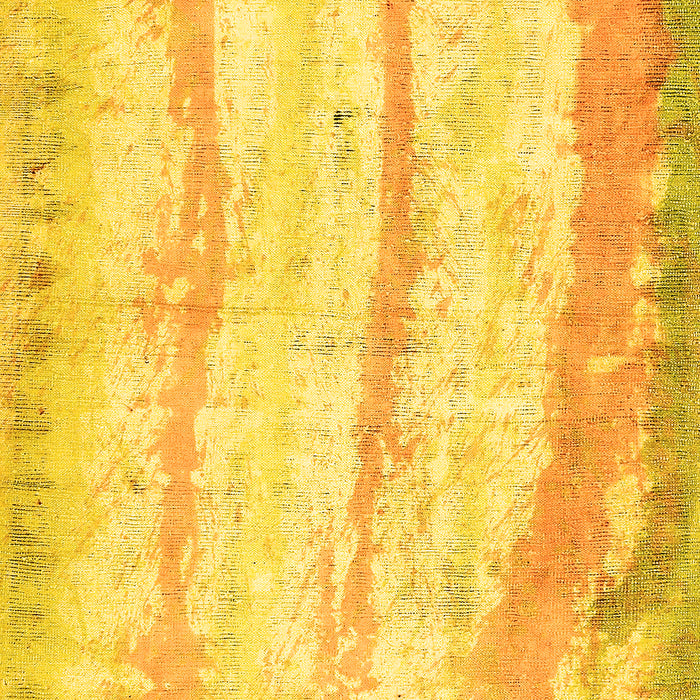 Machine Washable Abstract Yellow Modern Rug, wshabs5602yw
