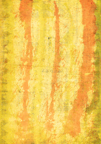 Abstract Yellow Modern Rug, abs5602yw