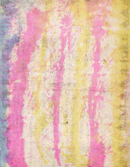 Abstract Sun Yellow Modern Rug, abs5602