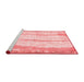 Modern Red Washable Rugs