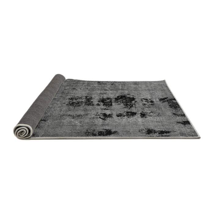 Sideview of Oriental Gray Modern Rug, abs5603gry