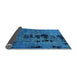 Sideview of Oriental Light Blue Modern Rug, abs5603lblu