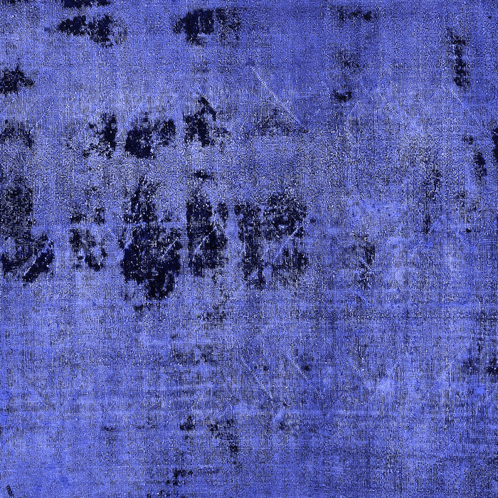 Square Oriental Blue Modern Rug, abs5603blu