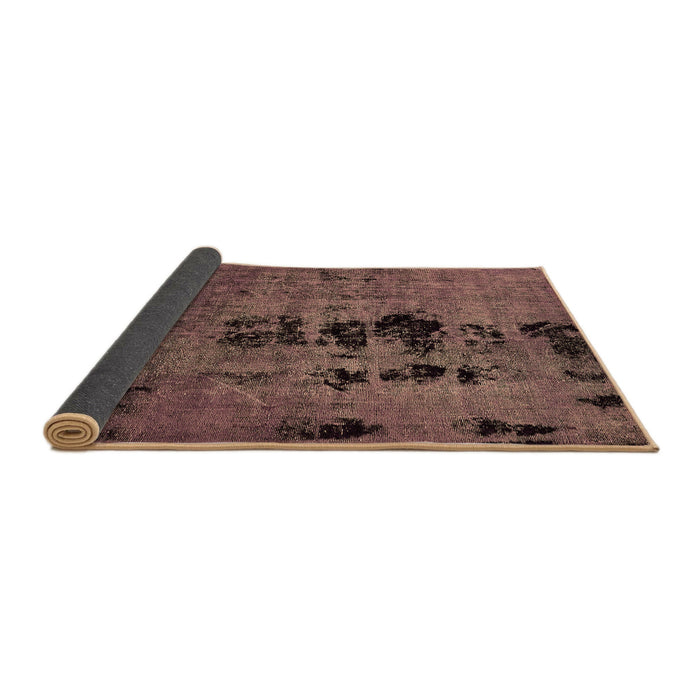 Sideview of Oriental Brown Modern Rug, abs5603brn