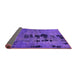 Sideview of Oriental Purple Modern Rug, abs5603pur