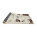 Sideview of Abstract Blanched Almond Beige Oriental Rug, abs5604