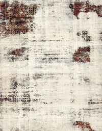Machine Washable Abstract Blanched Almond Beige Rug, wshabs5604
