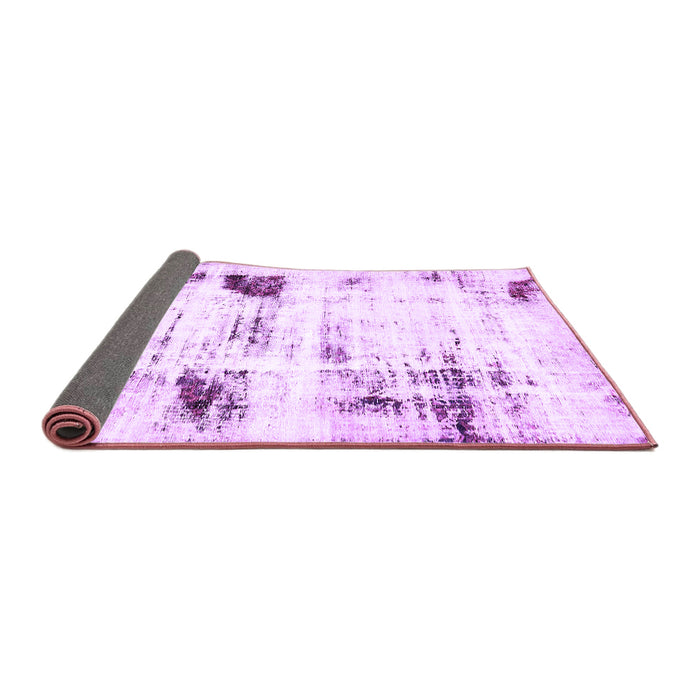 Sideview of Oriental Purple Modern Rug, abs5604pur
