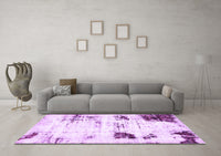 Machine Washable Oriental Purple Modern Rug, wshabs5604pur