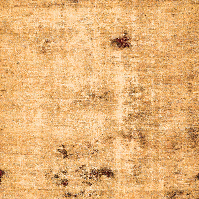 Square Machine Washable Solid Orange Modern Area Rugs, wshabs5605org