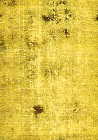 Solid Yellow Modern Rug, abs5605yw