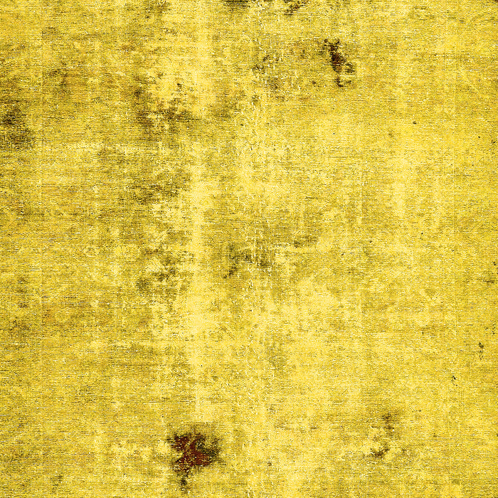 Solid Yellow Modern Rug, abs5605yw