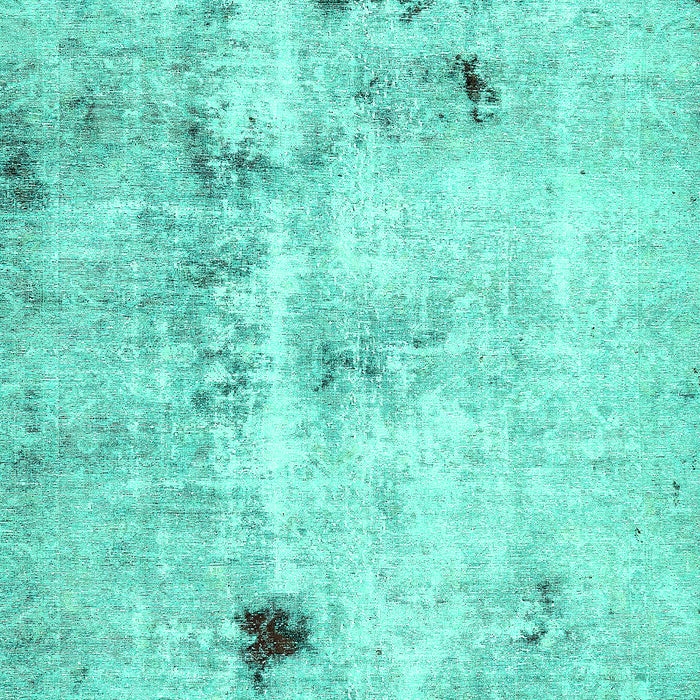 Machine Washable Solid Turquoise Modern Area Rugs, wshabs5605turq