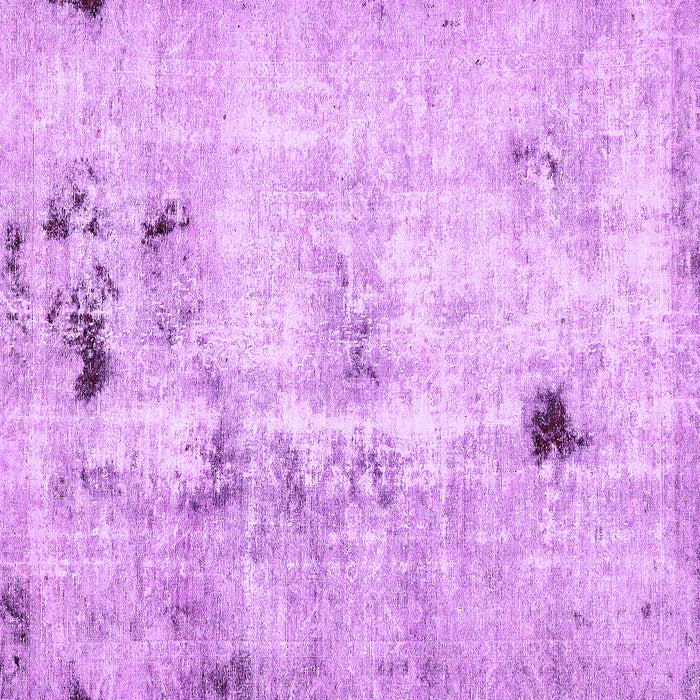 Square Machine Washable Solid Purple Modern Area Rugs, wshabs5605pur